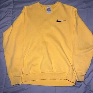 Nike Yellow Crewneck Sweater